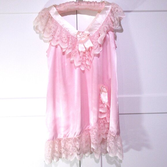 Vintage Lacy Babydoll M/L - Picture 1 of 11